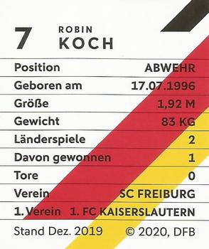 2020 REWE DFB Fussballstars #7 Robin Koch Back