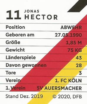 2020 REWE DFB Fussballstars #11 Jonas Hector Back