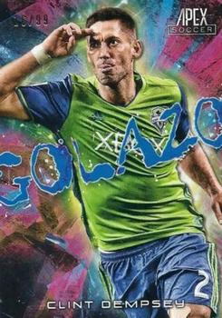 2016 Topps Apex MLS - Golazo! Blue #GOL-CDE Clint Dempsey Front