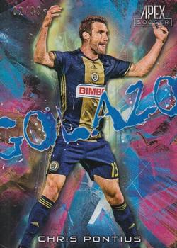2016 Topps Apex MLS - Golazo! Blue #GOL-CP Chris Pontius Front
