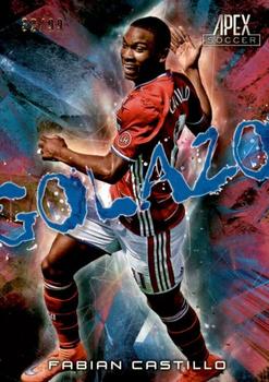 2016 Topps Apex MLS - Golazo! Blue #GOL-FC Fabian Castillo Front