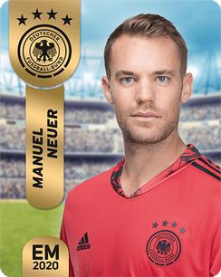 2020 Ferrero EM 2020 DFB Team #P1 Manuel Neuer Front