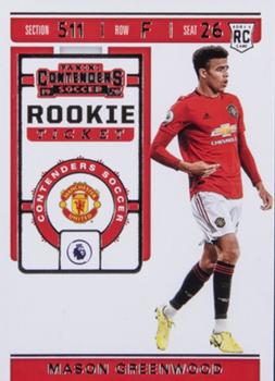 2019-20 Panini Chronicles - Contenders Rookie Ticket #RT-23 Mason Greenwood Front