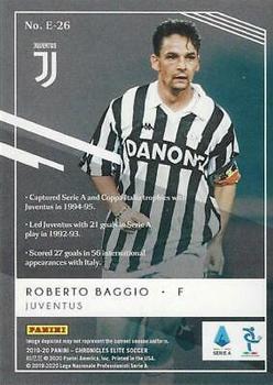 2019-20 Panini Chronicles - Elite #E-26 Roberto Baggio Back