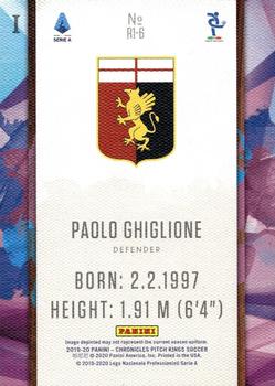 2019-20 Panini Chronicles - Pitch Kings Rookies I #R1-6 Paolo Ghiglione Back