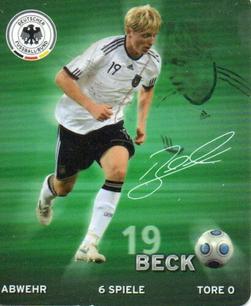 2010 Rewe DFB Team #19 Andreas Beck Front