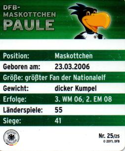 2010 Rewe DFB Team #25 Paule Back