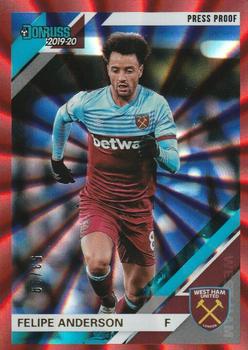 2019-20 Panini Chronicles - Donruss Press Proof Red Laser #181 Felipe Anderson Front