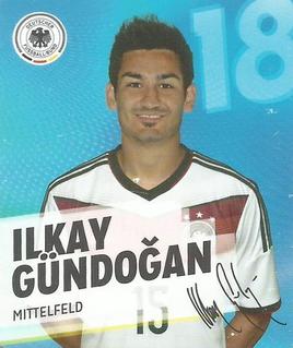 2014 REWE DFB 2014 Team #18 Ilkay Gundogan Front