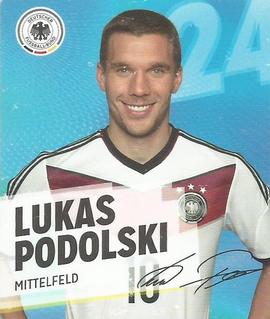 2014 REWE DFB 2014 Team #24 Lukas Podolski Front