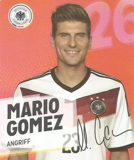 2014 REWE DFB 2014 Team #26 Mario Gomez Front