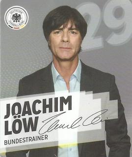 2014 REWE DFB 2014 Team #29 Joachim Low Front
