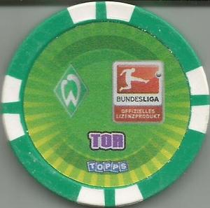 2010-11 Topps Bundesliga Chipz #1 Tim Wiese Back