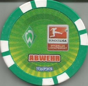 2010-11 Topps Bundesliga Chipz #3 Per Mertesacker Back