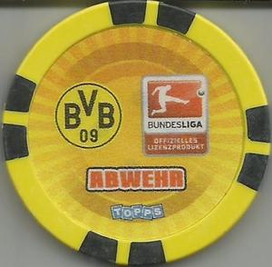 2010-11 Topps Bundesliga Chipz #14 Patrick Owomoyela Back