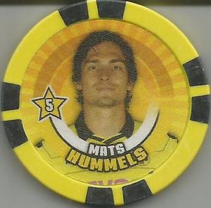 2010-11 Topps Bundesliga Chipz #15 Mats Hummels Front