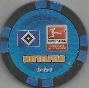 2010-11 Topps Bundesliga Chipz #54 Ze Roberto Back