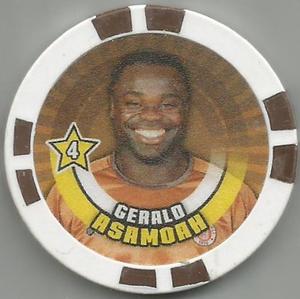 2010-11 Topps Bundesliga Chipz #180 Gerald Asamoah Front