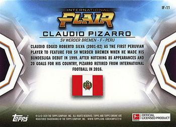 2019-20 Topps Chrome Bundesliga - International Flair #IF-11 Claudio Pizarro Back