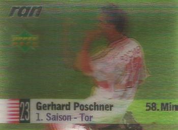 1998 Upper Deck 3D Living Pictures Fussball Bundesliga #35 Gerhard Poschner Front