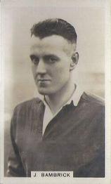 1936 Scerri's Cigarettes International Footballers #1. Joe Bambrick Front