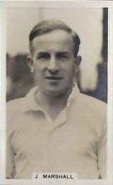 1936 Scerri's Cigarettes International Footballers #3. James Marshall Front