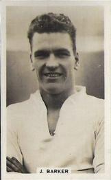 1936 Scerri's Cigarettes International Footballers #7. Jack Barker Front