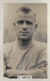 1936 Scerri's Cigarettes International Footballers #12. Eric Brook Front