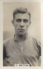 1936 Scerri's Cigarettes International Footballers #16. Cliff Britton Front