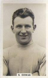 1936 Scerri's Cigarettes International Footballers #18. Sam Cowan Front