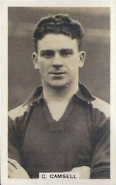 1936 Scerri's Cigarettes International Footballers #25. George Camsell Front