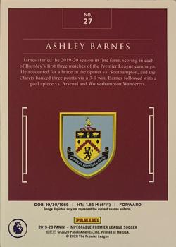 2019-20 Panini Impeccable Premier League - Gold #27 Ashley Barnes Back