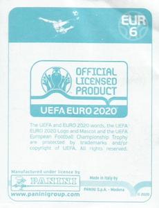 2020 Panini UEFA Euro 2020 International Stickers Preview #EUR6 Equal Game Back