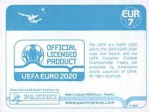 2020 Panini UEFA Euro 2020 International Stickers Preview #EUR7 Skillzy Back