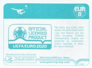 2020 Panini UEFA Euro 2020 International Stickers Preview #EUR8 Official Ball Back