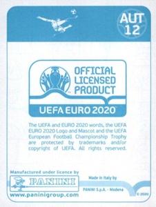 2020 Panini UEFA Euro 2020 International Stickers Preview #AUT12 Martin Hinteregger Back
