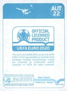 2020 Panini UEFA Euro 2020 International Stickers Preview #AUT22 Louis Schaub Back