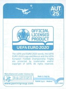 2020 Panini UEFA Euro 2020 International Stickers Preview #AUT25 Florian Kainz Back