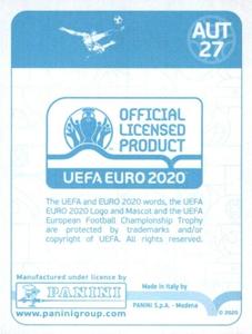 2020 Panini UEFA Euro 2020 International Stickers Preview #AUT27 Michael Gregoritsch Back