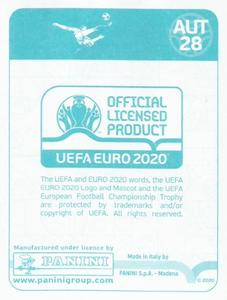2020 Panini UEFA Euro 2020 International Stickers Preview #AUT28 Karim Onisiwo Back