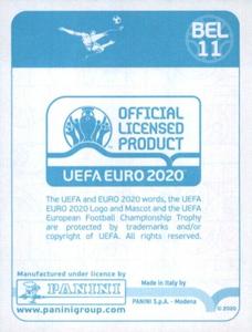 2020 Panini UEFA Euro 2020 International Stickers Preview #BEL11 Dedryck Boyata Back