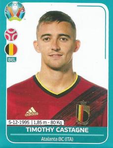 2020 Panini UEFA Euro 2020 International Stickers Preview #BEL12 Timothy Castagne Front