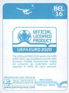 2020 Panini UEFA Euro 2020 International Stickers Preview #BEL16 Jason Denayer Back