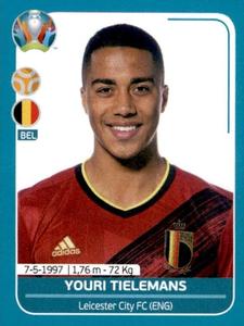 2020 Panini UEFA Euro 2020 International Stickers Preview #BEL21 Youri Tielemans Front