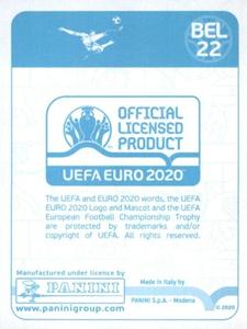 2020 Panini UEFA Euro 2020 International Stickers Preview #BEL22 Axel Witsel Back