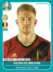 2020 Panini UEFA Euro 2020 International Stickers Preview #BEL23 Kevin De Bruyne Front