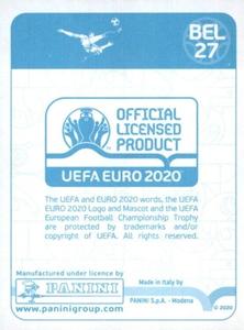 2020 Panini UEFA Euro 2020 International Stickers Preview #BEL27 Romelu Lukaku Back