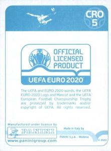 2020 Panini UEFA Euro 2020 International Stickers Preview #CRO5 Croatia Back