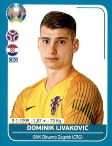 2020 Panini UEFA Euro 2020 International Stickers Preview #CRO7 Dominik Livakovic Front