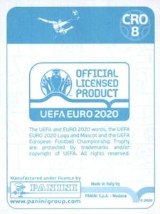 2020 Panini UEFA Euro 2020 International Stickers Preview #CRO8 Lovre Kalinic Back